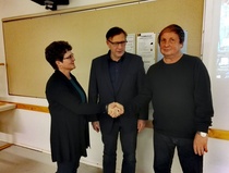 Syyskokous 17.11.16. SAK:n järjestöjohtaja Matti Huutola todistaa puheenjohtajavaihdosta.