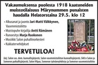 Halikon Märynummi helatorstai 29.5.25